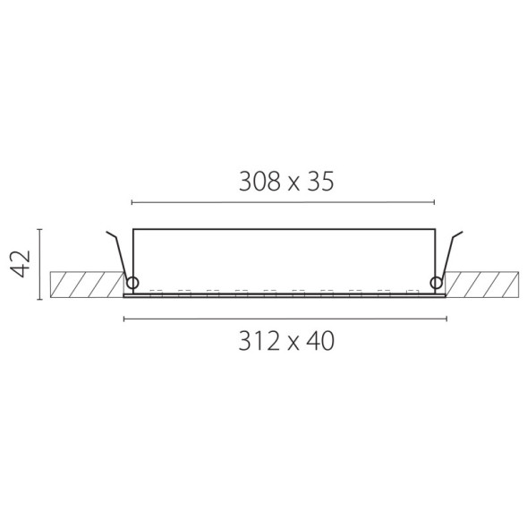 Точечный встраиваемый светильник 082346 Lightstar GUARDA