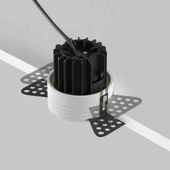 Встраиваемый точечный светильник Maytoni Technical ROUND DL058-7W4K-TRS-BS