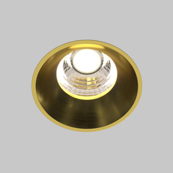 Встраиваемый точечный светильник Maytoni Technical ROUND DL058-7W4K-TRS-BS