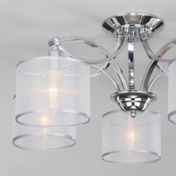 Люстра на штанге Eurosvet Fabiola 60124/5 хром Smart (60109/5)