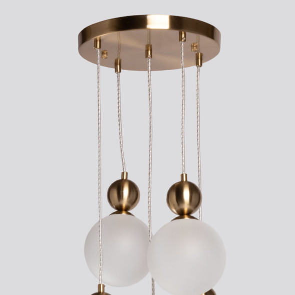 Каскадная люстра DeMarkt Крайс 657013405