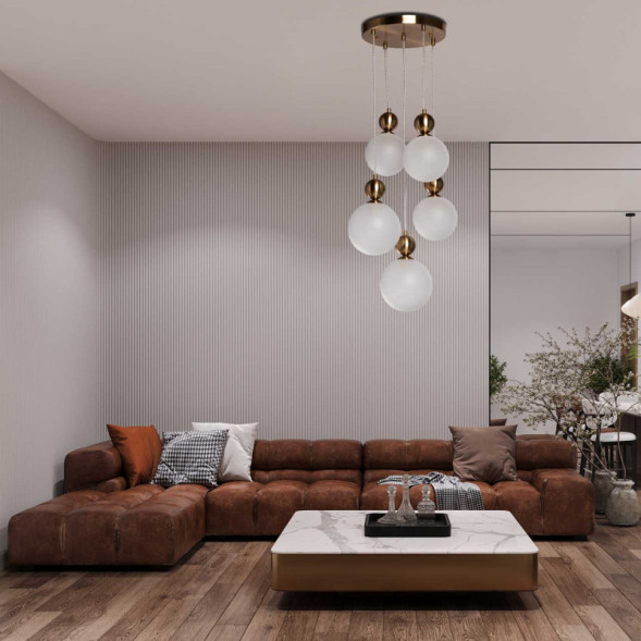 Каскадная люстра DeMarkt Крайс 657013405