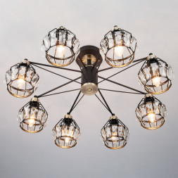 Люстра на штанге Eurosvet LORD 70075/8 черный