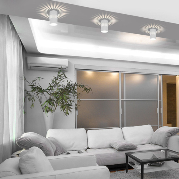 Накладной точечный светильник Elektrostandard DLS026 7W 4200К белый