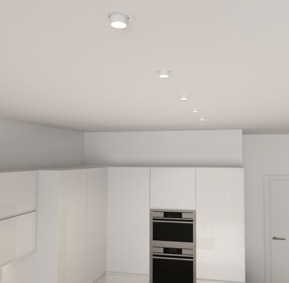 Встраиваемый точечный светильник Denkirs Rond DK3120-WH