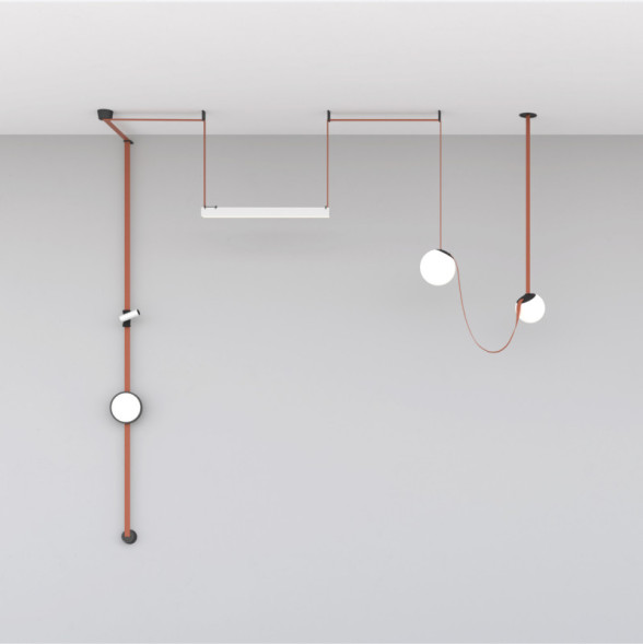 Светодиодный трековый светильник Denkirs BELTY ORB DK5550-BK