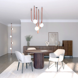 Светодиодный трековый светильник Denkirs BELTY ORB DK5550-BK