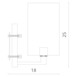 Бра Divinare Porta 5933/01 AP-1