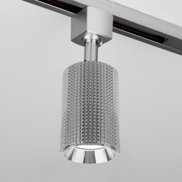 Трековый светильник Elektrostandard Spike GU10 Хром (MRL 1011) однофазный