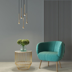 Подвесной светильник Elektrostandard 50314 LED 5W 4000K латунь HALL