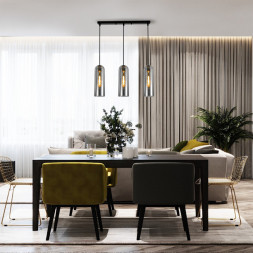 Подвесной светильник Escada DAMASK 10195/3S Smoke