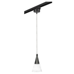 Трековый светильник Lightstar Track 1 black L1T757017