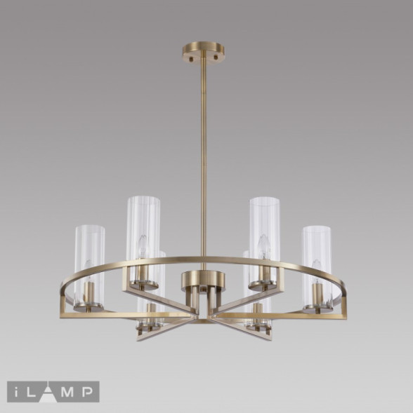 Люстра на штанге iLamp Evolution 6806-6 QGD