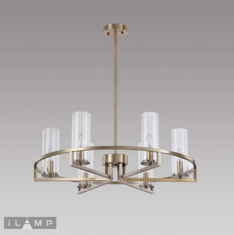 Люстра на штанге iLamp Evolution 6806-6 QGD