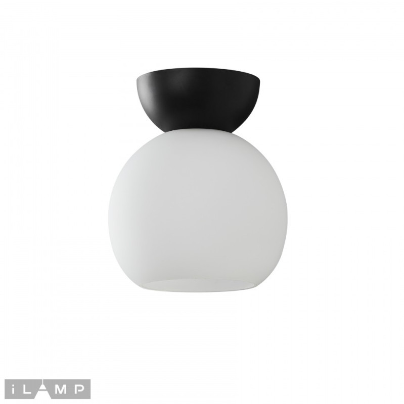 Потолочный светильник iLamp MONO C6079-1 BK+WH