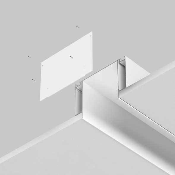 Заглушка для профиля ленты Maytoni Technical ALM013 ALM013EC-PL-W