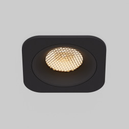 Точечный встраиваемый светильник Elektrostandard Tetro 15276/LED 10W 3000K черный