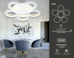 Потолочный светильник Ambrella Light ACRYLICA FA9531