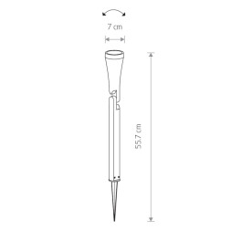 Уличный грунтовый светильник Nowodvorski OTTAWA 9561