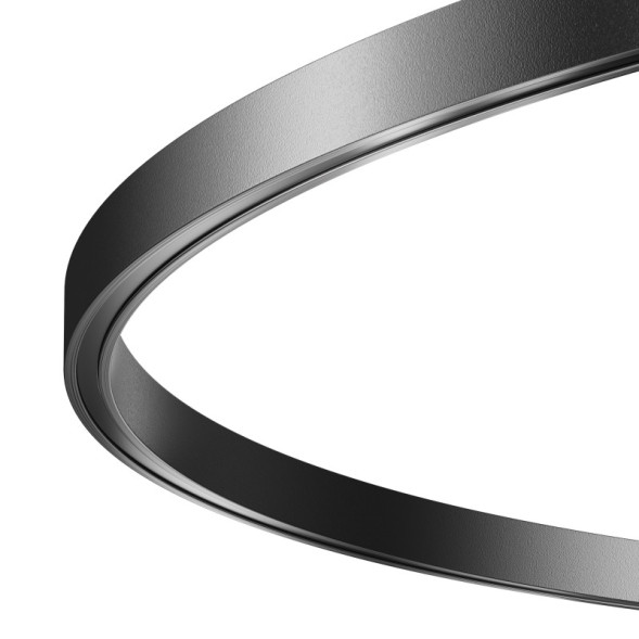 Накладной магнитный шинопровод Maytoni Technical Magnetic trаck system Flarity черный TRX154-R-D650-B