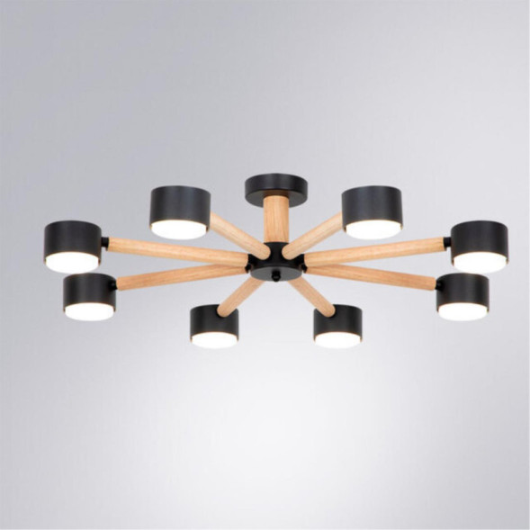 Люстра на штанге A1624PL-8BK ARTE Lamp TENDA