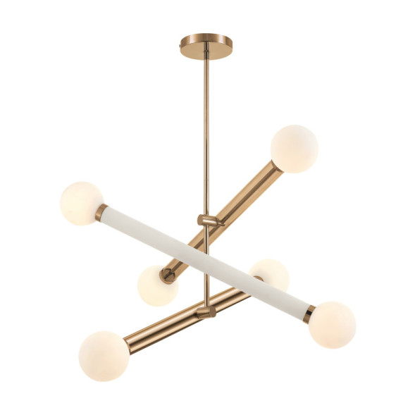 Люстра на штанге Freya CROSS FR5381PL-06G