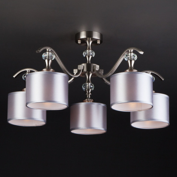 Люстра на штанге Eurosvet Ofelia 60070/5 сатин-никель