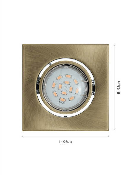 Встраиваемый точечный светильник EGLO 93244