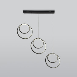 Каскадная люстра Eurosvet FLOW 90308/3 черный