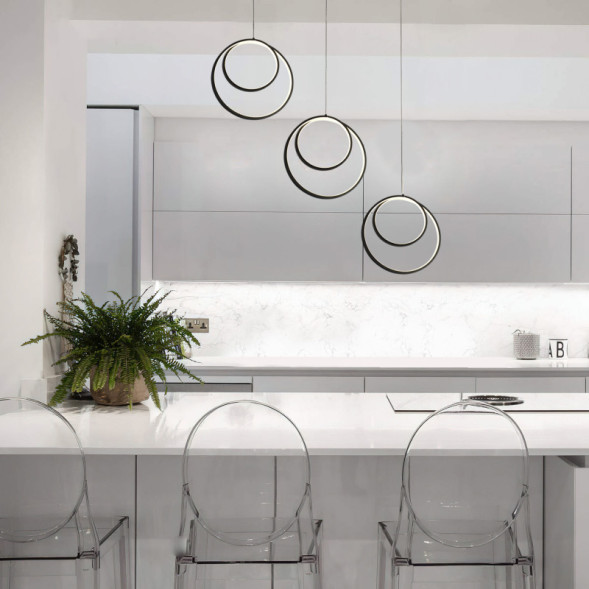 Каскадная люстра Eurosvet FLOW 90308/3 черный