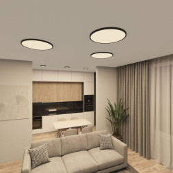 Потолочный светильник Denkirs THIN DK6520-BK