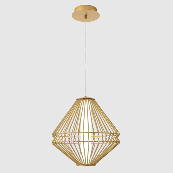 Подвесной светильник Crystal Lux CUADRA SP15W LED GOLD CUADRA