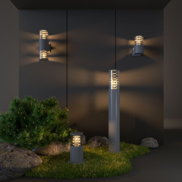 Садово-парковый светильник Elektrostandard 1507 TECHNO silver серый