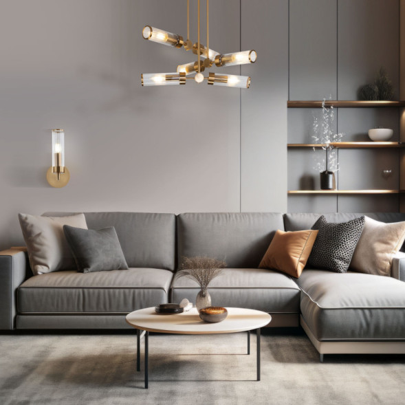 Бра Eurosvet 60166/1 латунь Oriens