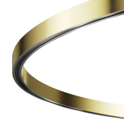 Накладной магнитный шинопровод Maytoni Technical Magnetic trаck system Flarity латунь TRX154-R-D650-BS