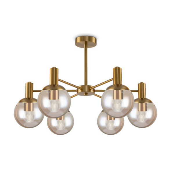 Люстра на штанге Freya GLOBO FR5175PL-06BS