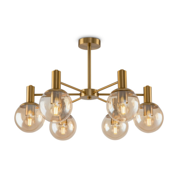 Люстра на штанге Freya GLOBO FR5175PL-06BS