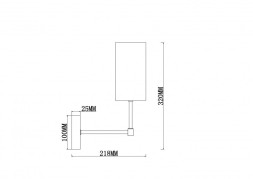 Бра Freya Agnes FR5184WL-01BS