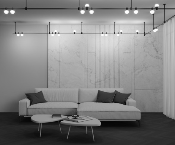 Магнитный трековый светильник Maytoni Technical luna TR149-1-5W3K-B