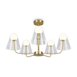 Люстра на штанге Freya Doublety FR5382PL-05BS