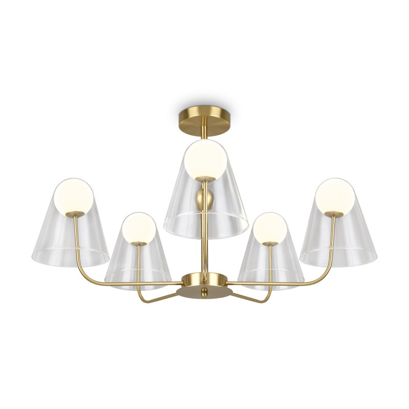 Люстра на штанге Freya Doublety FR5382PL-05BS