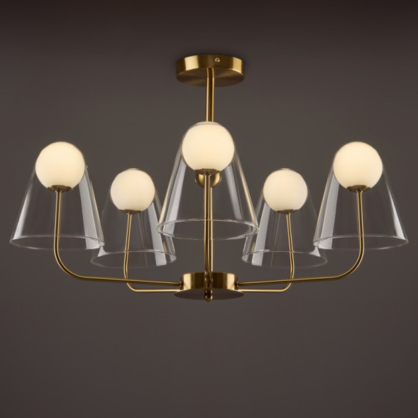 Люстра на штанге Freya Doublety FR5382PL-05BS