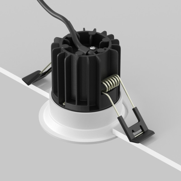 Встраиваемый точечный светильник Maytoni Technical ROUND DL058-7W4K-W