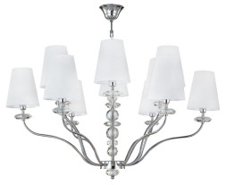 Подвесная люстра Crystal Lux ARMANDO CHROME ARMANDO SP6+6 CHROME