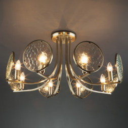 Люстра на штанге Eurosvet Cyrus 60073/8 античная бронза