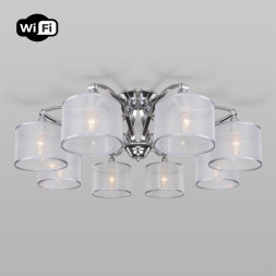Потолочная люстра Eurosvet Fabiola 60124/8 хром Smart (60109/8)
