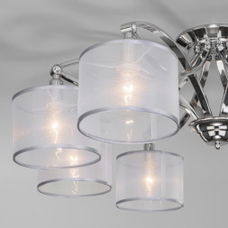Потолочная люстра Eurosvet Fabiola 60124/8 хром Smart (60109/8)