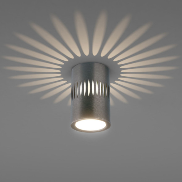 Накладной точечный светильник Elektrostandard DLS026 7W 4200К графит