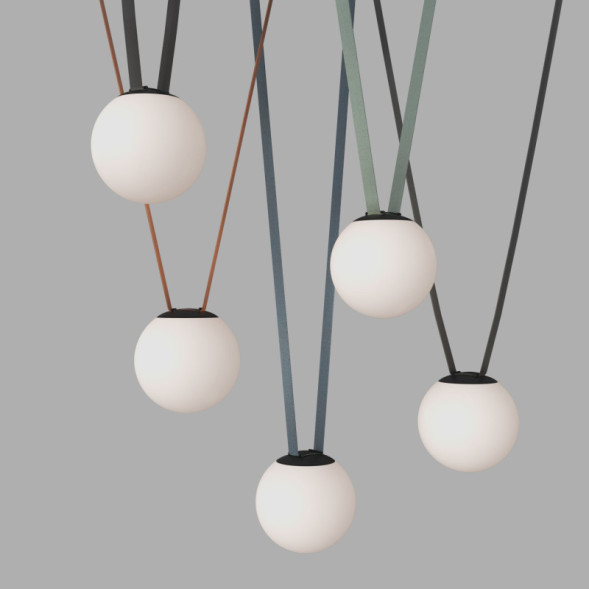 Светодиодный трековый светильник Denkirs BELTY ORB DK5552-BK