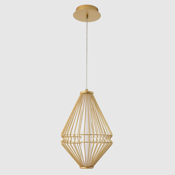 Подвесной светильник Crystal Lux CUADRA SP18W LED GOLD CUADRA